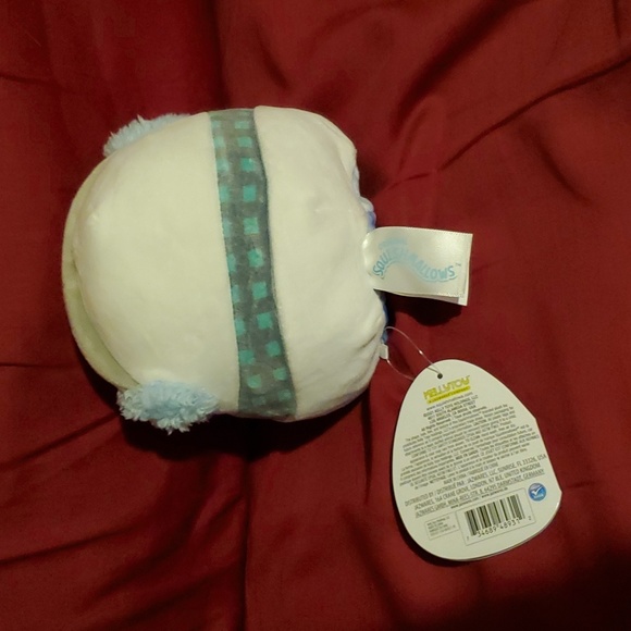 NWT Squishmallow Flip-A-Mallow Tinsel the Ornament and Manny the Snowman 5" - Picture 2 of 4